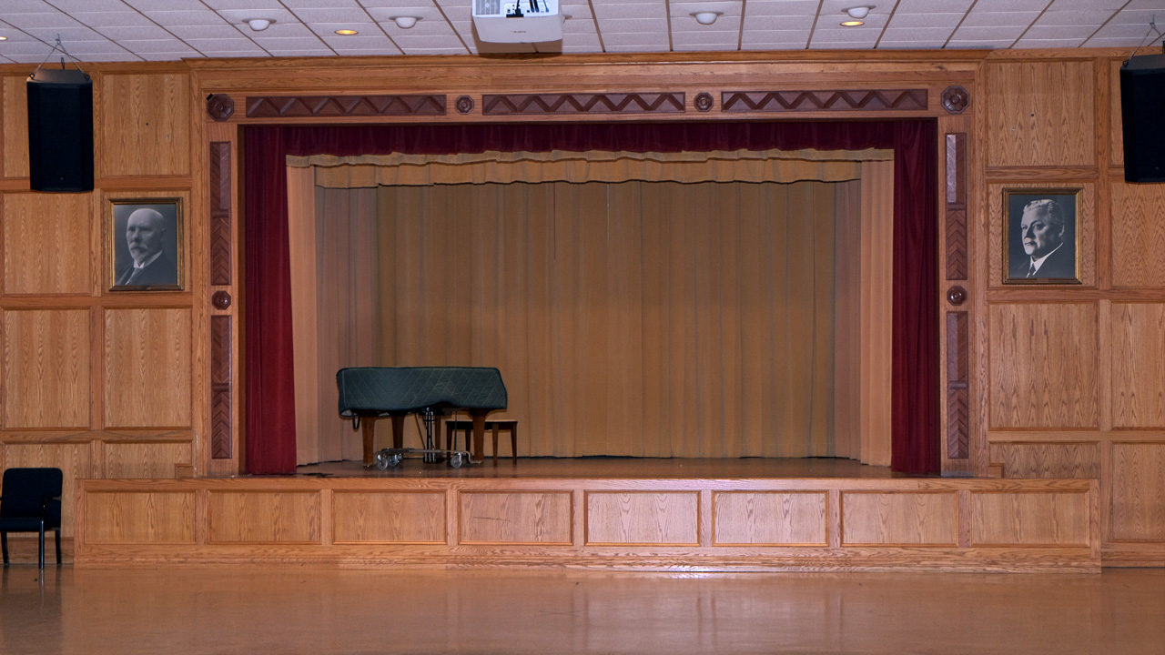 Indy Latvian Center National Hall stage