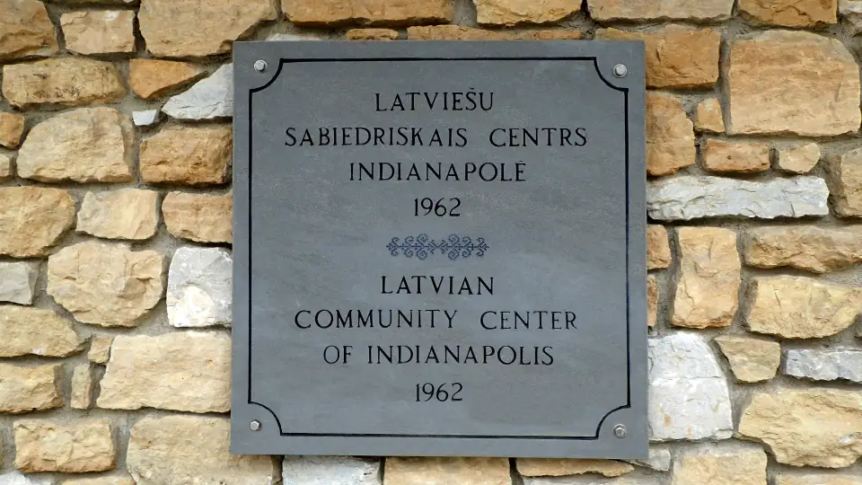 Latvian Community Center of Indianapolis Plaque