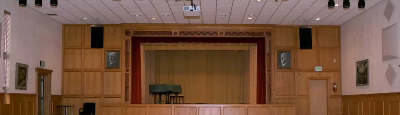 Indianapolis Latvian Center National Hall stage